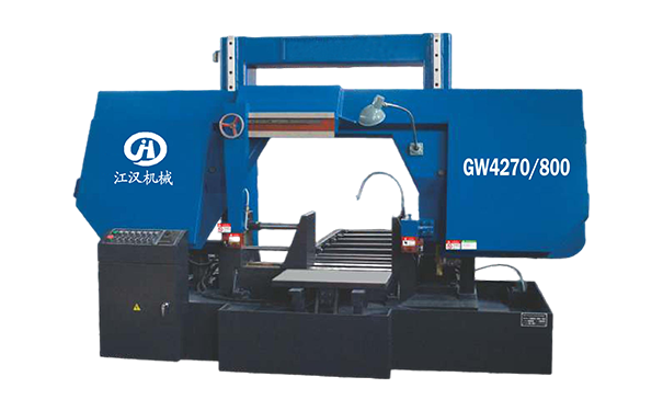 袁州GW4270/800双柱龙门卧式带锯床